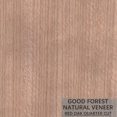A madeira de carvalho vermelho fumada folheia/quarto natural da madeira compensada do folheado cortou o FSC