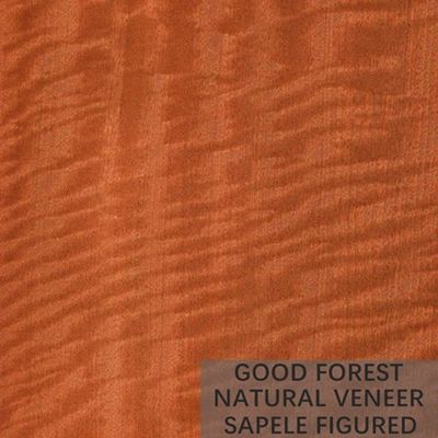 O folheado de madeira natural de Sapele figurou o folheado de madeira da grão para a decoração
