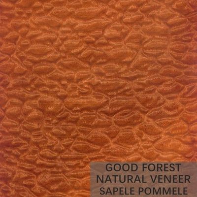O folheado de madeira natural de Sapele figurou o folheado de madeira da grão para a decoração
