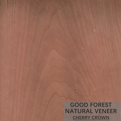 Cor natural de Cherry Veneer Quarter Cut Smoked da decoração popular