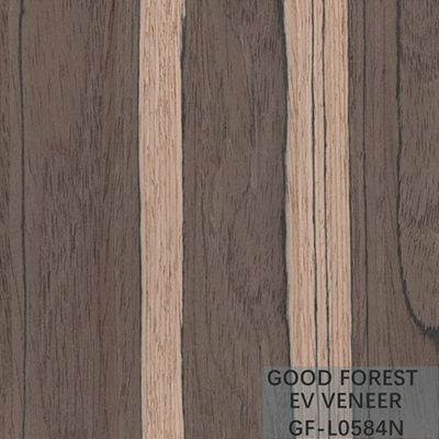 Grão irregular da textura de EV Olive Wood Veneer Flooring Engineered