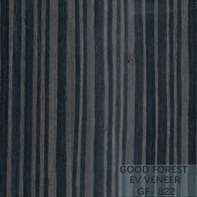 A madeira projetada folheia Ebony Wood Veneer 0.15-0.55 milímetros de espessura