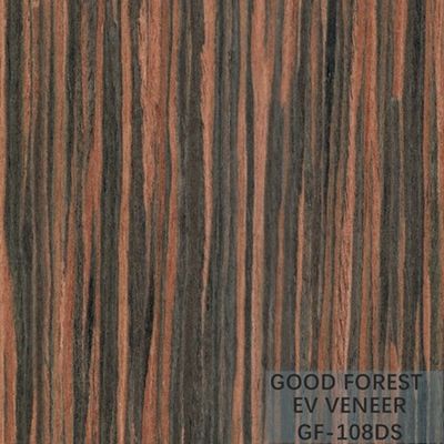 A madeira projetada folheia Ebony Wood Veneer 0.15-0.55 milímetros de espessura