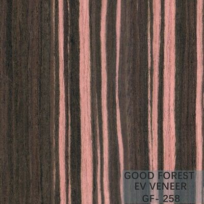 A madeira projetada folheia Ebony Wood Veneer 0.15-0.55 milímetros de espessura