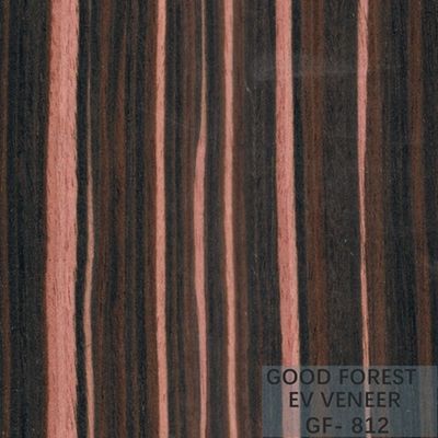 A madeira projetada folheia Ebony Wood Veneer 0.15-0.55 milímetros de espessura