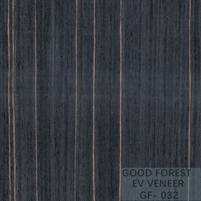 A madeira projetada folheia Ebony Wood Veneer 0.15-0.55 milímetros de espessura