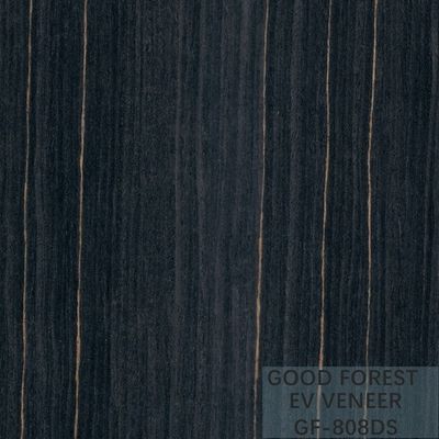 A madeira projetada folheia Ebony Wood Veneer 0.15-0.55 milímetros de espessura