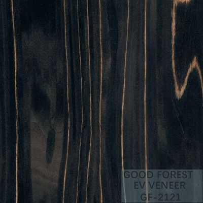 A madeira projetada folheia Ebony Wood Veneer 0.15-0.55 milímetros de espessura