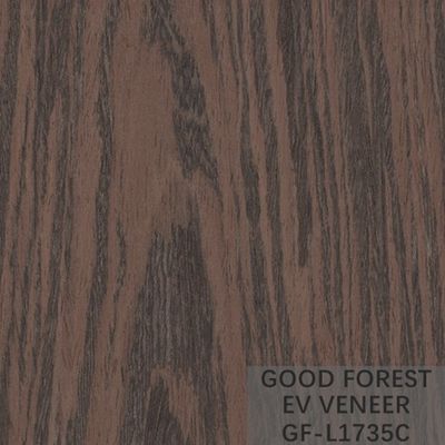 A madeira projetada folheia a galinha Wing Wood Veneer 2500*640 milímetro de Wenge