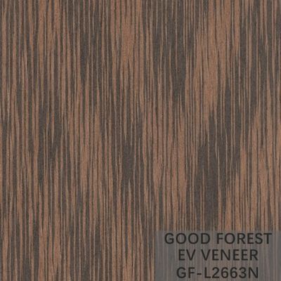 A madeira projetada folheia a galinha Wing Wood Veneer 2500*640 milímetro de Wenge