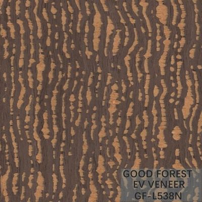 A madeira projetada personalizada folheia a certificação do FSC do folheado de EV Lacewood