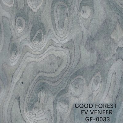 Tamanho de madeira projetado de Burl Wood Veneer EV 2500*640 milímetro da árvore do folheado