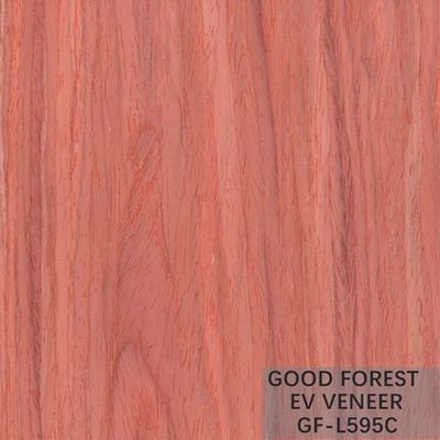 Tamanho vermelho projetado de Santos Rose Wood 2500*640 milímetro do folheado de madeira