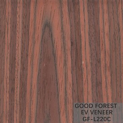 Tamanho vermelho projetado de Santos Rose Wood 2500*640 milímetro do folheado de madeira