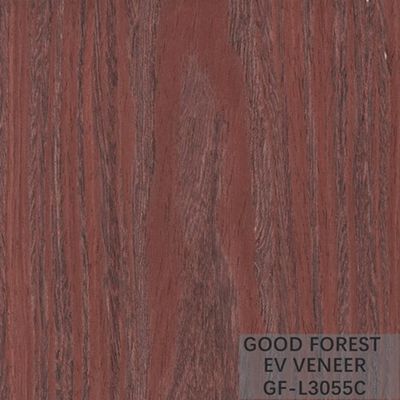 Tamanho vermelho projetado de Santos Rose Wood 2500*640 milímetro do folheado de madeira