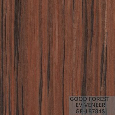 Serviço personalizado grão de Santos Rose Engineered Wood Veneer Straight