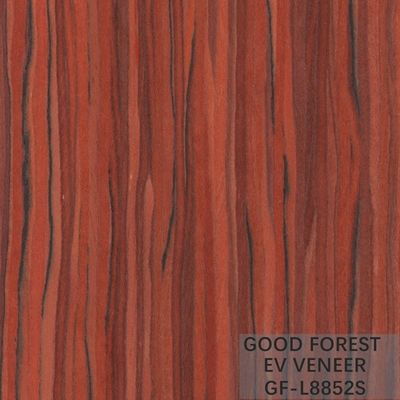 Serviço personalizado grão de Santos Rose Engineered Wood Veneer Straight