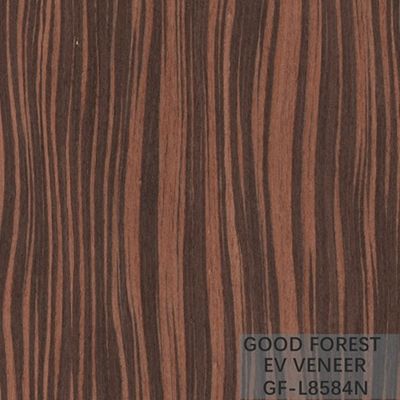 Serviço personalizado grão de Santos Rose Engineered Wood Veneer Straight