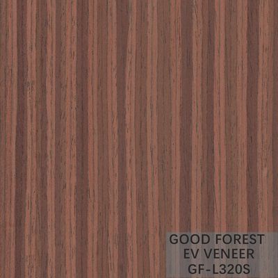 Serviço personalizado grão de Santos Rose Engineered Wood Veneer Straight