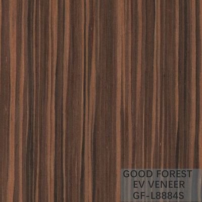 Serviço personalizado grão de Santos Rose Engineered Wood Veneer Straight