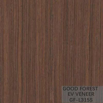 Serviço personalizado grão de Santos Rose Engineered Wood Veneer Straight