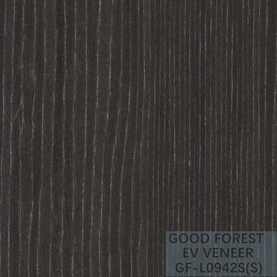 EV reconstituiu as folhas de folheado FSC da grão de Ebony Veneer Silver Glitter Wood