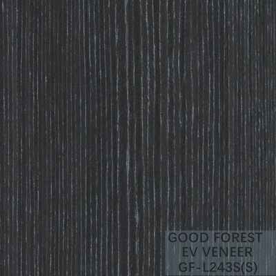 EV reconstituiu as folhas de folheado FSC da grão de Ebony Veneer Silver Glitter Wood
