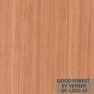 Grão vertical de Cherry Engineered Wood Veneer Recomposed do americano do OEM