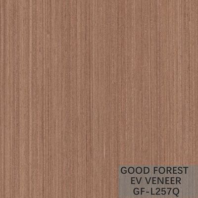 Grão vertical de Cherry Engineered Wood Veneer Recomposed do americano do OEM