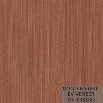 Grão vertical de Cherry Engineered Wood Veneer Recomposed do americano do OEM