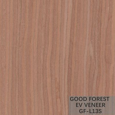 Grão vertical de Cherry Engineered Wood Veneer Recomposed do americano do OEM