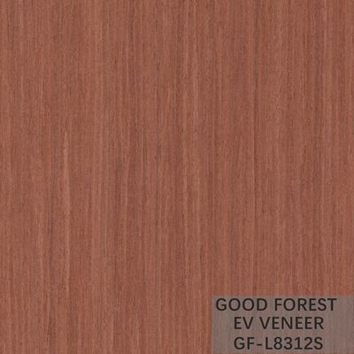 Grão vertical de Cherry Engineered Wood Veneer Recomposed do americano do OEM