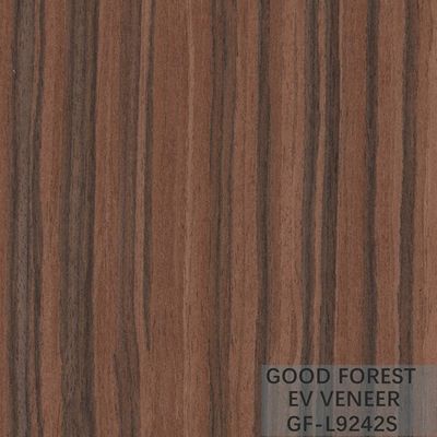A madeira feita sob encomenda projetada de Padauk folheia decorativo reconstituído