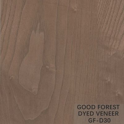 O OEM tingiu ASH Grey Veneer Crown Cut/grão reta/irregular da textura