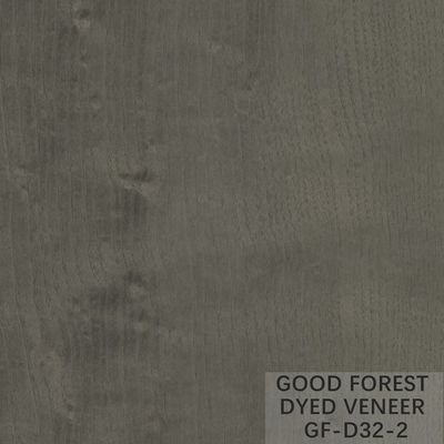 O OEM tingiu ASH Grey Veneer Crown Cut/grão reta/irregular da textura