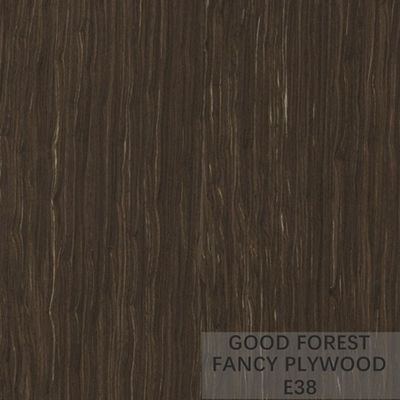A placa extravagante da madeira compensada do ODM personalizou Ebony Veneer Plywood Panel