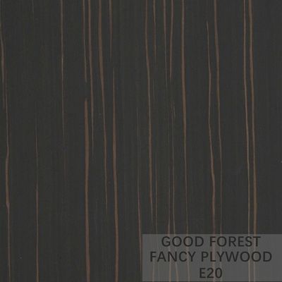 A placa extravagante da madeira compensada do ODM personalizou Ebony Veneer Plywood Panel