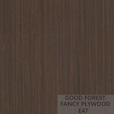 Fantasia da placa da dobra do folheado do OEM que pavimenta a madeira compensada de Wenge personalizada