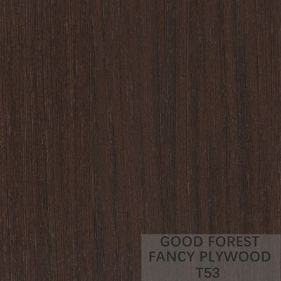 Fantasia da placa da dobra do folheado do OEM que pavimenta a madeira compensada de Wenge personalizada