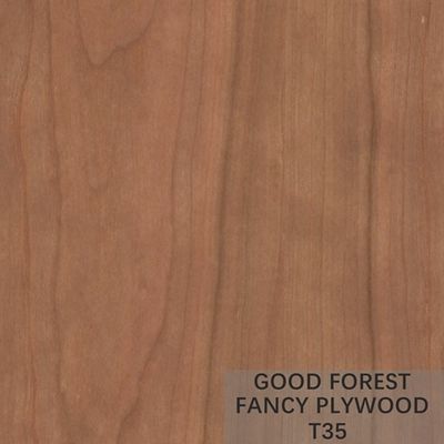 Fantasia Cherry Veneer Plywood Natural/Cherry Wood Plywood projetado