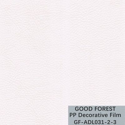 O OEM aplainou a grão pura da quebra da série da cor do filme decorativo dos PP