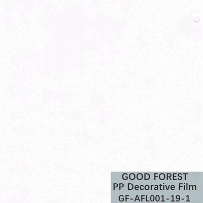 Série de sentimento da pele Degradable branca decorativa do filme do polipropileno