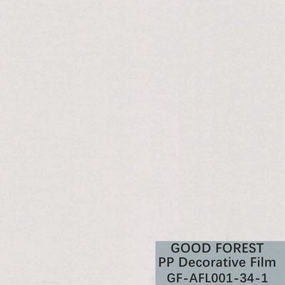 Série de sentimento da pele Degradable branca decorativa do filme do polipropileno