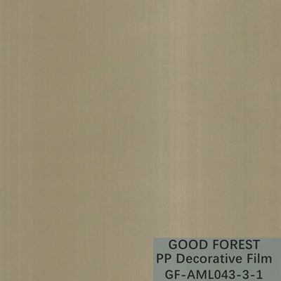 Filme decorativo dos PP da série do metal grão do fio da tração da largura de 1250mm/de 1260mm