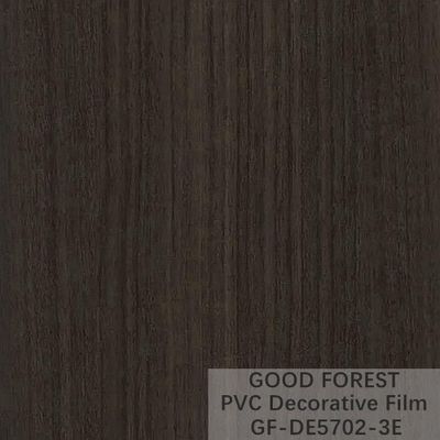 Filme preto decorativo do PVC grão de madeira da largura de 1260mm - de 1330mm