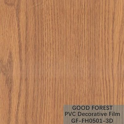 Da resistência decorativa do risco do filme do PVC do Flowability grão de madeira