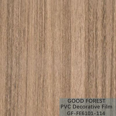 Da resistência decorativa do risco do filme do PVC do Flowability grão de madeira
