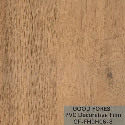 Da resistência decorativa do risco do filme do PVC do Flowability grão de madeira