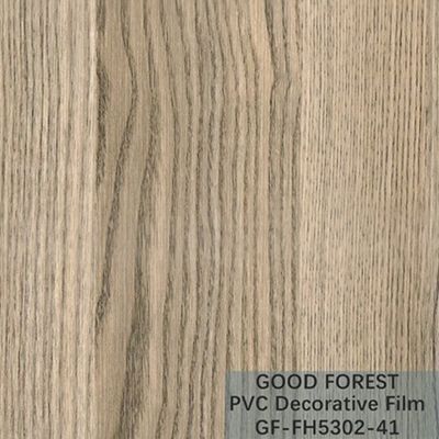 Filme decorativo do PVC do tráfego grão de madeira da espessura de 0,25 - de 0.60mm
