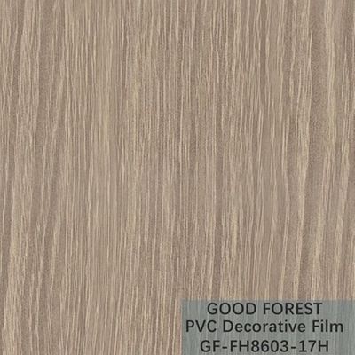 Filme decorativo do PVC do tráfego grão de madeira da espessura de 0,25 - de 0.60mm